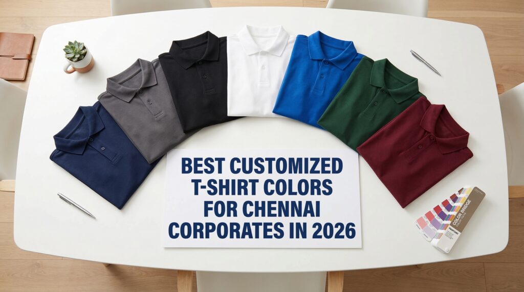 Best Customized T-Shirt Colors for Chennai Corporates in 2026
